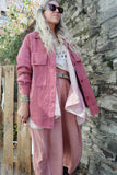 Dusty pink cord jacket
