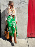 Abstract leaf skirt