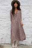Faded floral dress