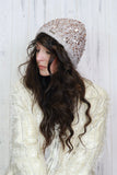 Sequin fluffy beanie