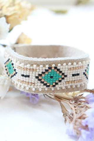 Diamond beaded bangle