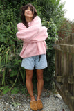 Balloon sleeve knit jumper