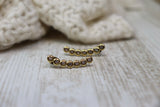 Gold bar earrings (Gold)