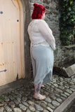 Acid Washed wrap trousers