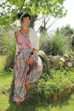 Pink Ornate balloon trousers