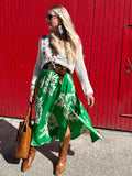 Abstract leaf skirt