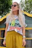 Surfing tee (pearl grey)