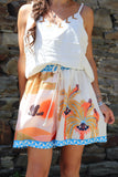 Palm tree printed shorts