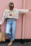 Pastel Patchwork crochet top
