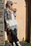 Boho embroidered jacket