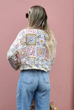 Pastel Patchwork crochet top