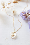 North star and clam shell necklace
