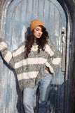 Khaki stripe jumper