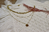 Tiered disc necklace (Gold)