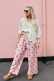 Mosaic printed trousers