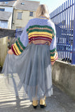 Grey tulle skirt