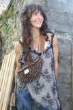 Leopard print crossbody bag