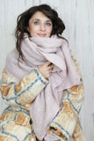Soft knit scarf (Pink)