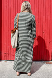 Striped maxi dress