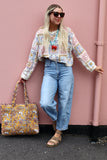 Pastel Patchwork crochet top