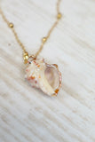 Conch shell necklace (Gold)