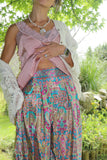 Pink Ornate balloon trousers