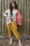 Reversible Floral quilted jacket