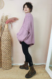 Polo neck jumper (Mauve)