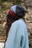 Multiway stripe beanie (Blue)