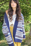 Blue fairisle cardigan