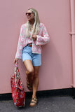 Boyfriend denim shorts