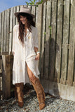 Celestial embroidered shirt tunic