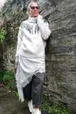 Sequin collar cardigan