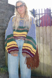 Stripe knit jumper