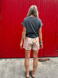 Floral wrap skort