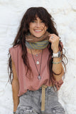 Multiway stripe beanie (Earth toned)