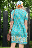 Boho mini dress