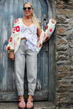 Balloon leg jeans (Light grey)