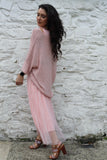 Knit jumper and tulle dress set (Rose)