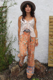 Sequin beaded chiffon cami