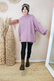 Polo neck jumper (Mauve)