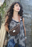 Leopard print crossbody bag