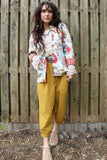 Mustard harem trousers