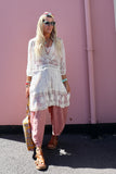 Floral lace tunic (Ecru)