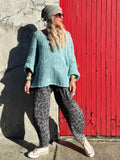 Speckle knit mint jumper