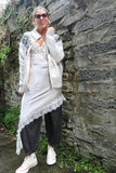 Sequin collar cardigan
