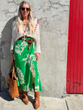 Abstract leaf skirt