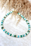 Circular beaded necklace (Gold)