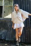 Lace trim slip skort (Light pink)