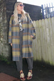 Check trench coat